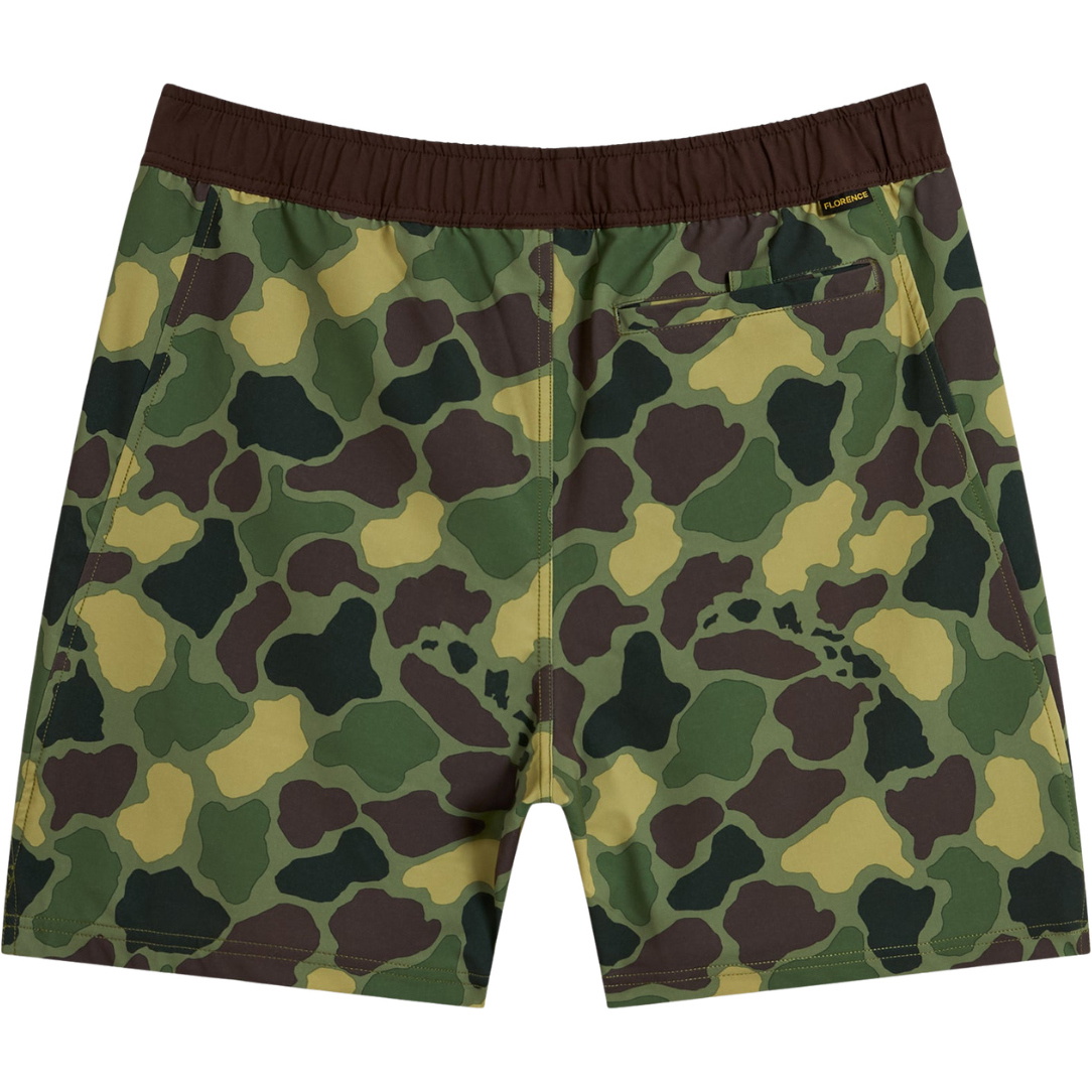 2026  Florence Marine X   Standard-Elastik-Shorts FMBS00041  Tropic Green Camo